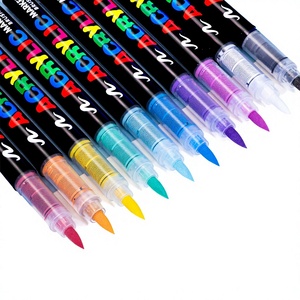 Marcadores Acrílicos de Punta Suave con Tinta Líquida para Arte Infantil y <span class=keywords><strong>Dibujo</strong></span> a Mano; Juego al por Mayor Apilable para Mezclar Colores, Hecho en China - Product Image 1