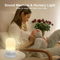 Machine à bruit blanc intelligente pour le sommeil, 34 sons apaisants, contrôle par application, veilleuse, machine à bruit blanc pour adultes, bébés et enfants