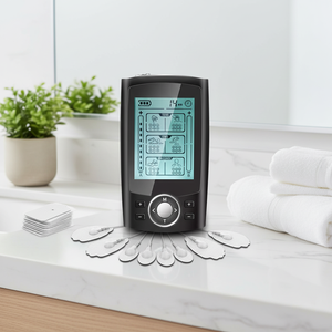 Dispositivo de <span class=keywords><strong>Fisioterapia</strong></span> de Baja Frecuencia de 24-36 Modos, Masajeador de Terapia Digital TENS de 4 Canales, Control Remoto Inalámbrico, Batería Integrada - Product Image 1