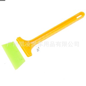Yikailing <b>Ice</b> <b>Scraper</b> Long Handle Soft Rubber Car Snow Removal Tool Red Blue Green White Color Options - Product Image 3