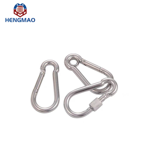 HM926 <span class=keywords><strong>Mousqueton</strong></span> en acier inoxydable 304 316 avec anse et crochet à ressort – Produit en promotion - Product Image 4