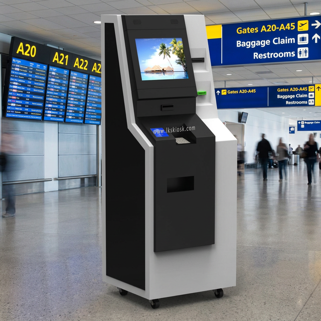 OEM Currency Exchange Kiosk ATM Cash Dispenser Cash Acceptor Touch Screen Self Service CDM Machine SDK Bank Hotel Airport