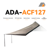 ADA OVERLAND Toldo para tienda de campaña, toldo lateral para coche, tienda de techo, lona para camping, protección contra la lluvia para exteriores