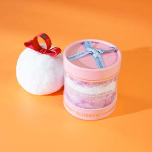 Coffret cadeau de Noël Grand mélangeur éponge Forme de <span class=keywords><strong>pomme</strong></span> personnalisée Bouffée de poudre à haute brillance - Product Image 1