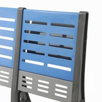 Chaise en rangée OEM personnalisée à forte capacité de charge, 2 places, pour auditorium scolaire, scène, salle d'attente, siège de coulisses