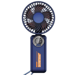 Ventilador de Mano de Alta Velocidad, Mini Ventilador Portátil, Batería Recargable de 3600 mAh, Carga Rápida USB-C, Plástico, Ideal para Oficina, Viajes y Hogar - Product Image 1