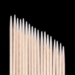 Hisopos de Algodón Desechables con Punta de Bambú para Limpieza de Pestañas, Cejas, PMU y Microblading - Product Image 4