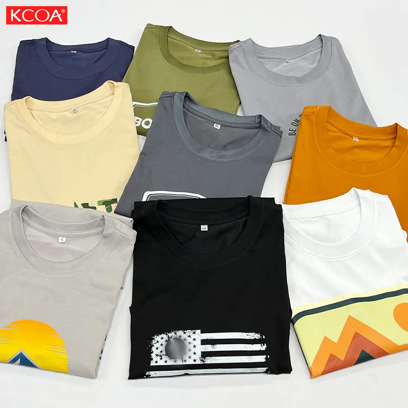 Großhandel individualisieren Sie Ihr Markenlogo Baumwolle einfarbiges Herren-T-Shirt Übergröße schwergewichtige Herren-T-Shirts