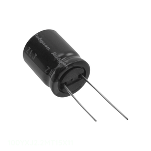 ตัวแทนจำหน่ายอย่างเป็นทางการ ตัวเก็บประจุแบบ Through Hole 2.2 uF CAP ALUM 2.2UF 20% 100V RADIAL 100YXJ2.2MT15X11 - Product Image 1