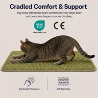 Tapis en velours jacquard chenille olive, motif gaufré, résistant aux griffures des animaux, antidérapant, lavable, pour salon