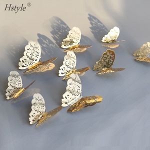 Hstyle decorazioni <span class=keywords><strong>per</strong></span> decorazioni <span class=keywords><strong>per</strong></span> la torta di <span class=keywords><strong>farfalle</strong></span> 3D Creative blu farfalla SD101 <span class=keywords><strong>per</strong></span> la decorazione di murali - Product Image 5