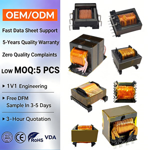 EC35 1kw แกนนาโนคริสตัลไลน์ พรีเมียม พาวเวอร์ ซิงเกิลเฟส สเต็ปอัพ สเต็ปดาวน์ บูสเตอร์ อินดักเตอร์คอยล์ หม้อแปลงความถี่สูง - Product Image 1