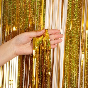 Tenda a Nappine in Plastica Resistente <span class=keywords><strong>YR</strong></span> con Design a Punti Laser per Sfondi di Matrimoni ed Eventi del Festival di Primavera - Uso Interno/Esterno - Product Image 3