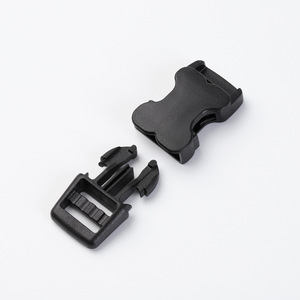 Side Release Buckle 15mm Plastic Black Durable For Bags <b>Backpack</b> <b>Straps</b> Adjustable Buckles - Product Image 2