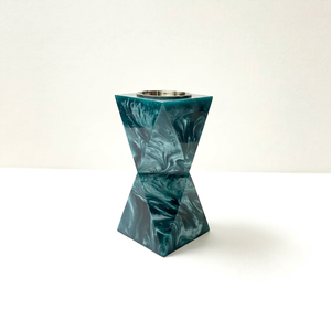 Eco-Friendly Epoxy Resin & Wood Inlay Crystal Incense Burner Luxury Home <b>Decor</b> Polished Custom Size Charcoal Burner Oud Holder - Product Image 1