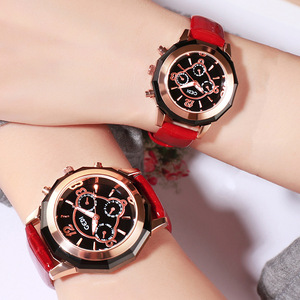 นาฬิกาข้อมือผู้หญิงสายหนังกันน้ำทันสมัยสำหรับคู่รัก - Product Image 5