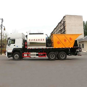 Suministro de fábrica: Camión pavimentador de asfalto sincrónico HOWO 6X4, extensor de betún de 19m³ (19cbm, 19ton) - Product Image 2