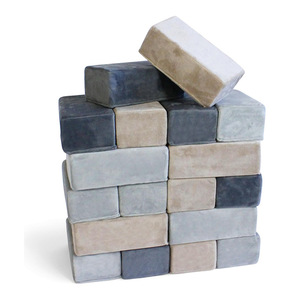 Blocs de construction en mousse surdimensionnés, doux et moelleux, gris beige, empilables, pour la sécurité des enfants, jouets éducatifs non toxiques pour la salle de jeux - Product Image 5