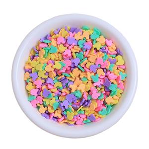Nouvel emballage 10g, pâte à modeler souple, impression étoiles de Noël, flocon de neige, colle crème, bricolage, bijoux, décoration de gâteau, sucre, grain, décoration d'art des ongles - Product Image 4