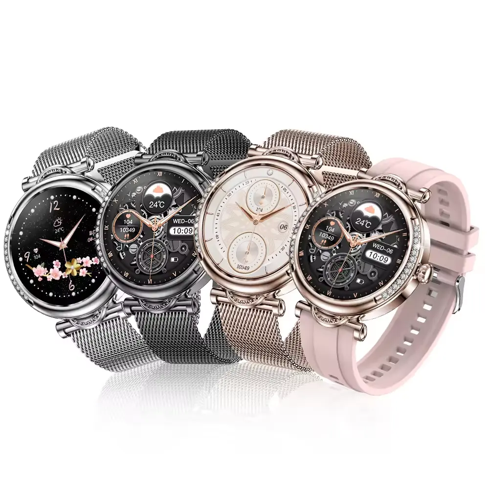 Großhandel Damenuhr Smart Watch smart Armband Band Blutdruck wasserdicht Gesundheitsmonitor Smart Watches