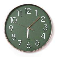 Jam dinding dekorasi rumah, modern, 2024, warna baru