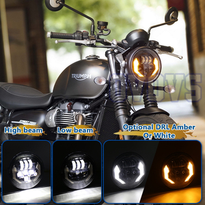 Aro aro Ed ara ototos 12V Ed roeadlight 7 nnch Ed eadlight para ararley aviavidson - Product Image 2