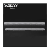 Lentille asymétrique à Led pour éclairage extérieur Lentille linéaire optique pour PC Haute qualité Large 60 lentilles Pmma Éclairage lentille linéaire pour PC