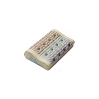 Oreiller en mousse à mémoire de forme Produits de santé à ions négatifs Produits de massage Masseur de cou Sept couleurs Pierres précieuses Chakra Oreiller chauffant
