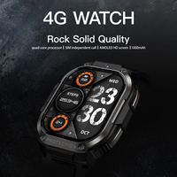 Nuevo reloj inteligente Android 4G SIM V21 con 2GB RAM 16GB ROM 2,13 "Pantalla AMOLED IP67 1000mAh Batería grande Smartwatch