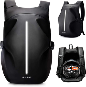 Sac à dos de moto de grande capacité pour hommes et femmes, sac de voyage hydrofuge en Nylon, sac de casque étanche - Product Image 1
