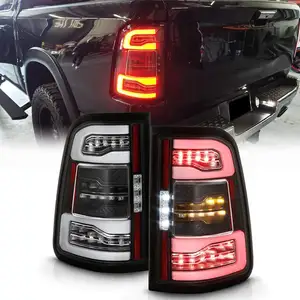 Новый высококачественный ram 2024 черный полный светодиодный задний фонарь задние фонари для Dodge Ram 1500 2019 +
