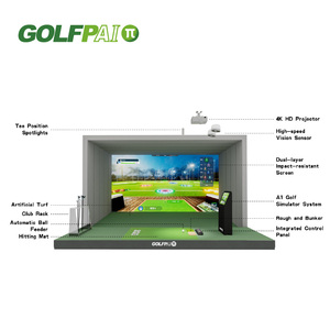 Simulateur <span class=keywords><strong>de</strong></span> <span class=keywords><strong>golf</strong></span> GOLFPAI A1pro |   Écran <span class=keywords><strong>de</strong></span> projection interactif et formation personnalisée |   Système tout-en-un / espace commun / <span class=keywords><strong>club</strong></span>-house <span class=keywords><strong>de</strong></span> <span class=keywords><strong>golf</strong></span> - Product Image 2