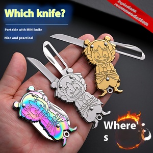 Cuchillo para pelar frutas plegable multifuncional portátil de acero inoxidable, diseño OEM personalizable para acampar al aire libre, uso de cocina DIY - Product Image 2