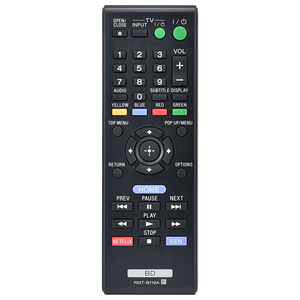 Nouvelle télécommande RMT-B119A pour <span class=keywords><strong>lecteur</strong></span> <span class=keywords><strong>DVD</strong></span> <span class=keywords><strong>Blu</strong></span>-<span class=keywords><strong>ray</strong></span> <span class=keywords><strong>Sony</strong></span> BDP-BX18 BDP-S185 - Product Image 1