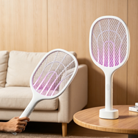 WLS-1206 OEM Factory Pure Physical Mosquito Control, Tueur de moustiques automatique - Raquette électrique et lampe anti-moustiques UV, Sûr pour bébés et animaux domestiques