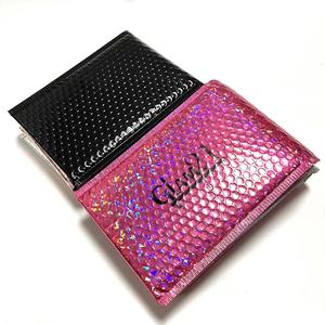 Phong Bì Bong Bóng Bưu Phẩm Ploy Kim Loại Biểu Tượng Tùy Chỉnh Túi Thư Bong Bóng Giấy Vàng Hồng Túi Gửi Thư Vận Chuyển - Product Image 4