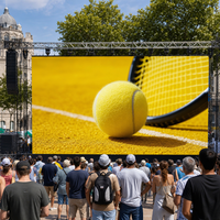 Pantalla LED P2.6 de Alquiler para Exteriores, Ligera, con Bloqueo Rápido, IP65 Impermeable, Alto Brillo, para Eventos Deportivos y Ferias