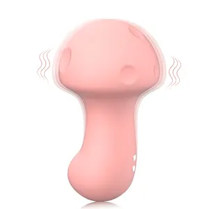 Mushroom Vibrator Vaginal stimulates Lesbian Toys Flexible and extremely soft vibrator sex supplier manufacturer for sex toys