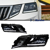 Phare avant pour Skoda Octavia 2017-2019, projecteur LED, feux de jour DRL, clignotants, remplacement, phare automobile modifié