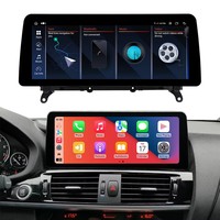 Écran multimédia 12,3 pouces Android 14 Snapdragon 665 8 cœurs avec Carplay automatique et navigation pour BMW X3 F25 X4 F26 2011-2017