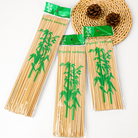 24 bâtonnets de bambou 40cm pour barbecue brochettes de bambou 12cm
