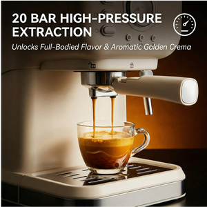 Máquina de Espresso Profesional Semiautomática de 20 Bares, <span class=keywords><strong>Cafetera</strong></span> <span class=keywords><strong>Italiana</strong></span> con Control de Temperatura, Espumador de Leche de Acero Inoxidable para Hotel - Product Image 3