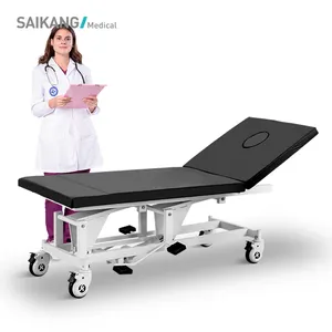 X12-1 Professional Metal Medical Multifunction Hydraulic Adjust Manual Hospital Treatment Exam Couch Table