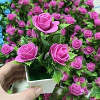 Fleurs Artificielles Bonsaï 15cm Foamm Rose Fleur Bonsaï Artificiel
