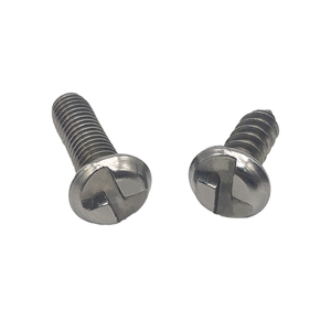Vis de sécurité antivol Fasto Supply en acier inoxydable 18-8 304 316 à fente en S, boulons à filetage mécanique unidirectionnels inviolables - Product Image 2