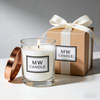Solutions d'emballage personnalisées pour bougies parfumées avec logo de marque, boîtes et étiquettes imprimées sur mesure OEM, emballage cadeau, vente en gros, Noël et fêtes