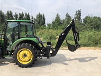 Fournisseur de chargeuses-pelleteuses Flyeragro PTO à attelage 3 points, pompe hydraulique, roulement 70-120 CV, garantie 1 an