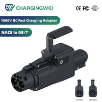 Adaptateur de chargeur EV Tesla NACS vers GB/T, convertisseur de prise de charge rapide DC pour véhicule électrique