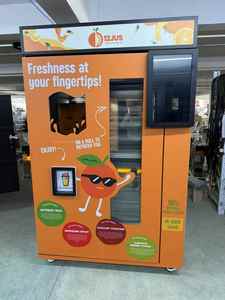 Distributeur automatique intelligent de jus d'orange <span class=keywords><strong>24h</strong></span>/24, commande à distance par application cloud, kiosque personnalisable <span class=keywords><strong>en</strong></span> termes de langue et d'apparence - Product Image 4