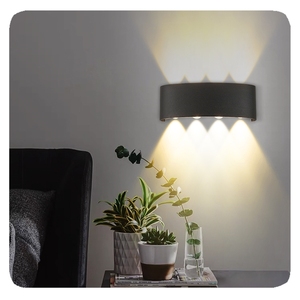 Luminaires décoratifs pour la maison, lampe murale pour <span class=keywords><strong>chambre</strong></span> <span class=keywords><strong>à</strong></span> <span class=keywords><strong>coucher</strong></span>, lampes murales LED, lampes murales intérieures, lampes murales modernes en aluminium - Product Image 5